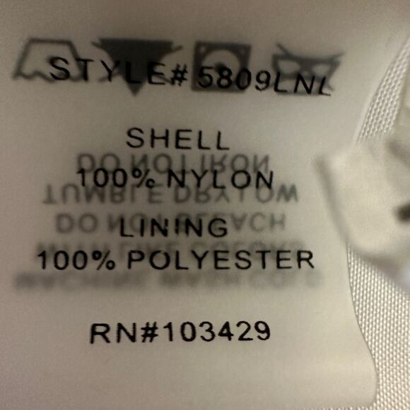Venezia Nylon Outer Shell Stylish Trenchcoat Jacket Size XL Color Antique White - Picture 10 of 15